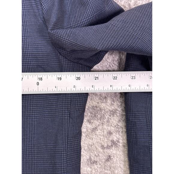 New J Crew Ludlow Slim Suit 41 R Mens Blue Check Portuguese Cotton Linen - Picture 6 of 15